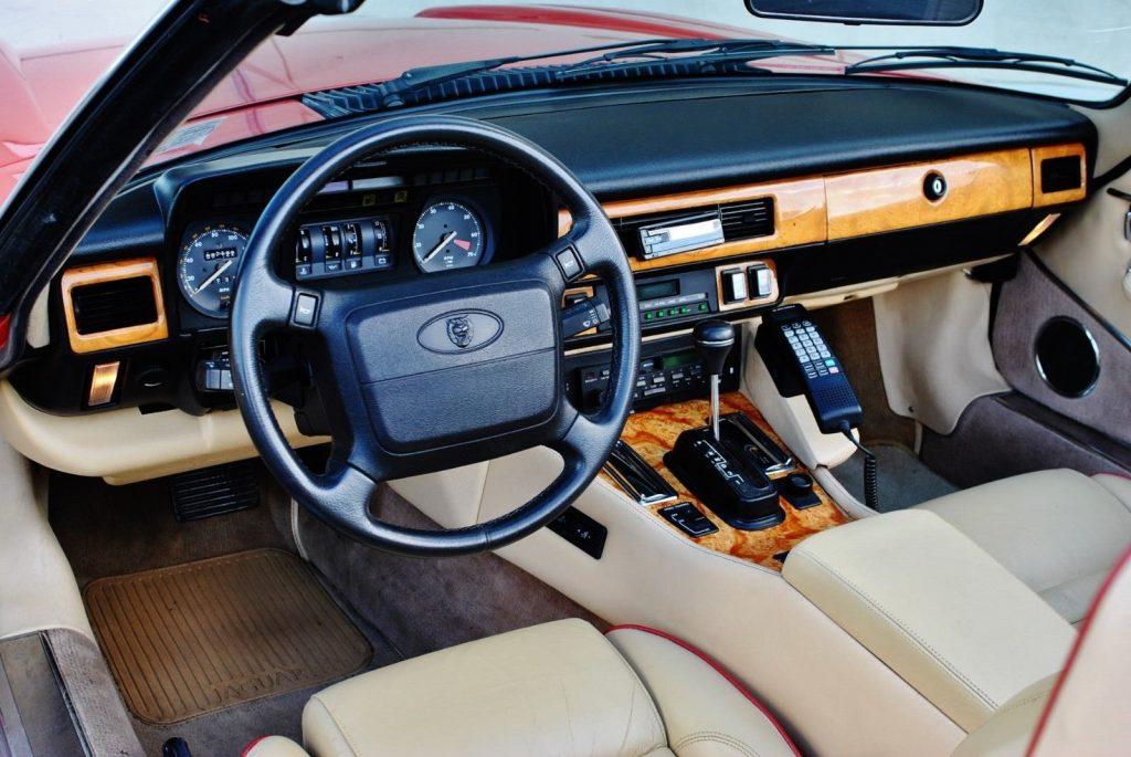 1991 Jaguar XJS Convertible Classic V 12 Low Miles Super Clean
