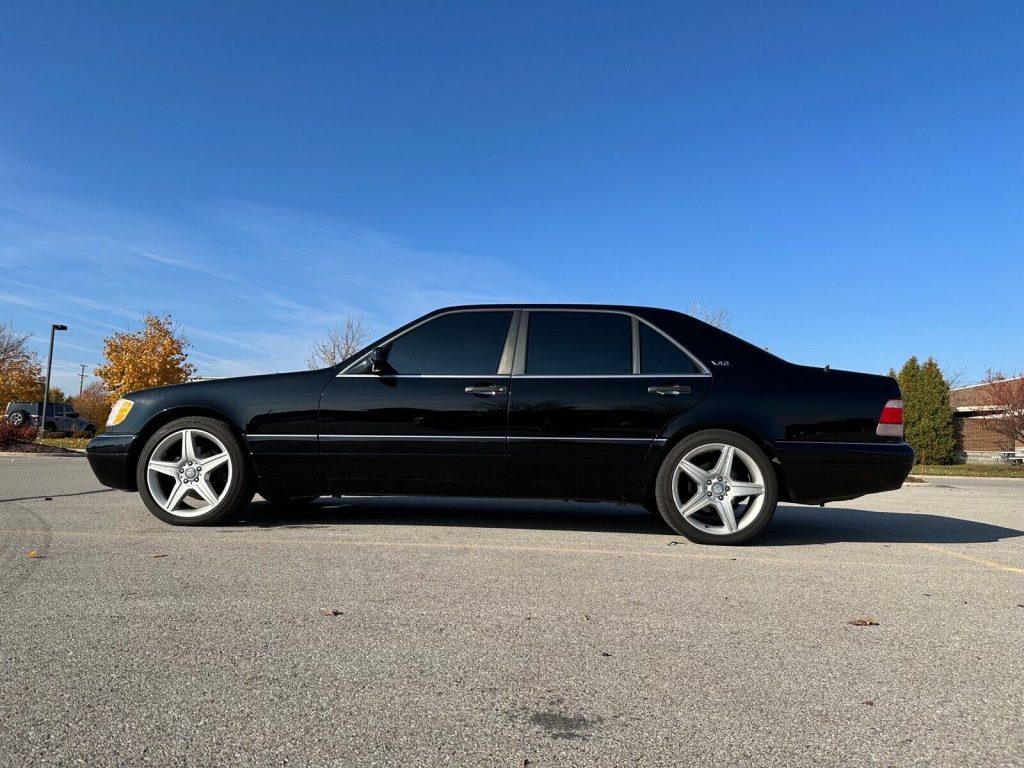 1995 Mercedes-Benz S600 Sedan Black V12
